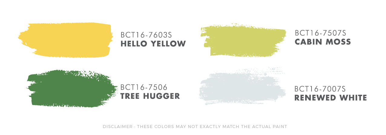 Color Pairing: Green and Yellow To Celebrate the Boysen Colors
