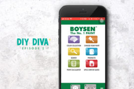 DIY DIVA, Episode 2 – HOW TO USE THE BOYSEN APP