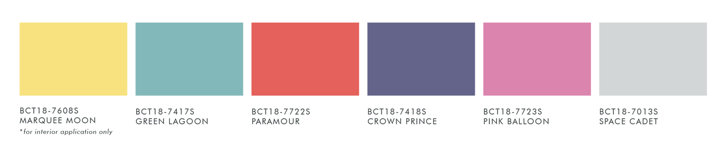 Boysen Introduces 4 Color Palettes for Color Trend 2018