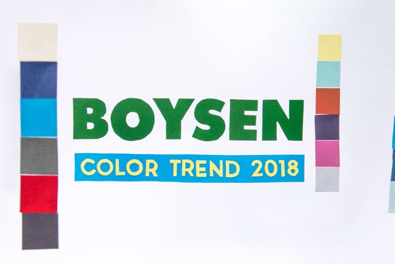 Papercrafting using Boysen Color Trend 2018