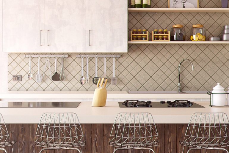 Kitchen Paint Ideas: No More Cloudy Days