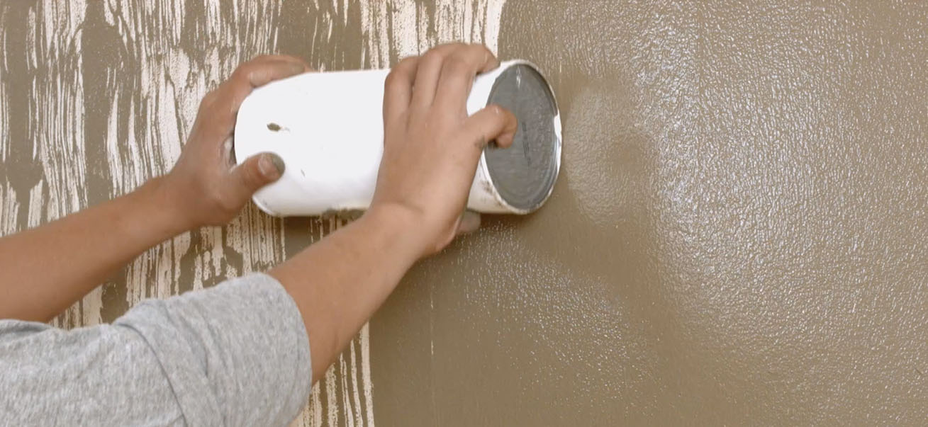 DIY Faux Wood Texture Wall | Krafty Kriz