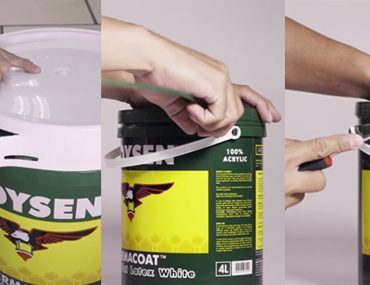 (VIDEO) How to Open A Boysen Plastic Can