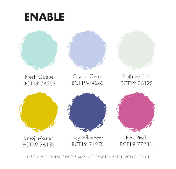 The Dynamic Energy of the Boysen ENABLE Color Palette myBoysen