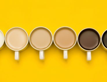 Different shades of coffee