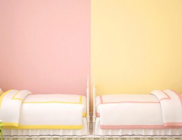 bedroom ideas pink and yellow feature image