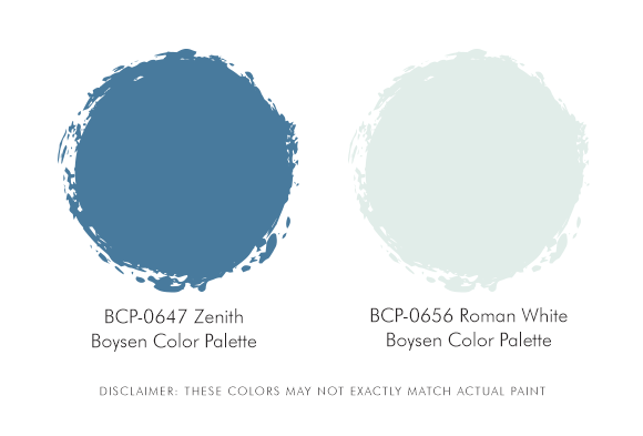 Boysen Palette Blue and White