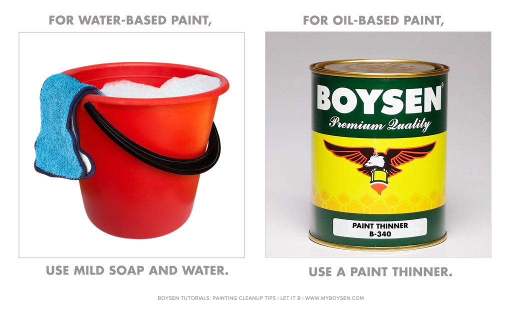 Boysen Tutorials Painting Cleanup Tips MyBoysen