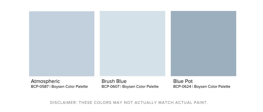 Dusty Blue Boysen Paint Swatch