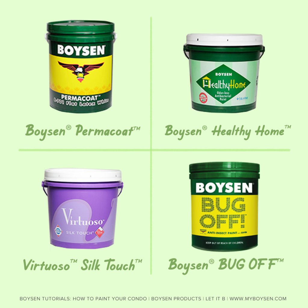 Boysen Tutorials How to Paint Your Condo MyBoysen