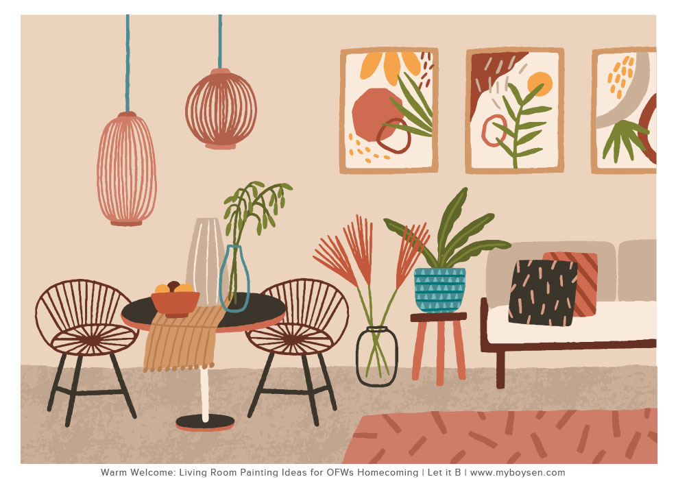 Warm Welcome: Living Room Painting Ideas for OFWs Homecoming