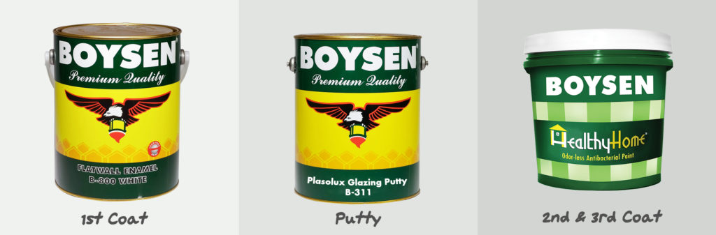 Boysen Healthy Home Painting Schedule - Wooden Surfaces