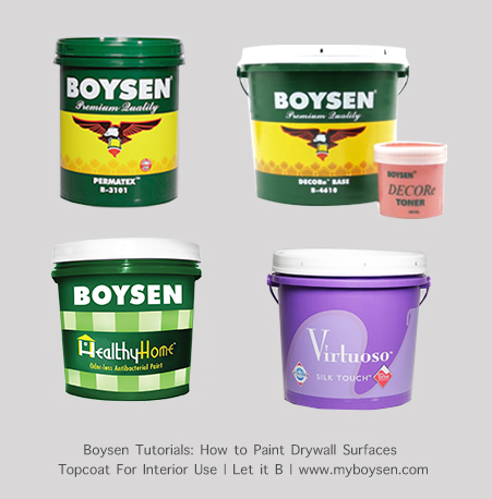 Boysen Topcoats for Interior Use