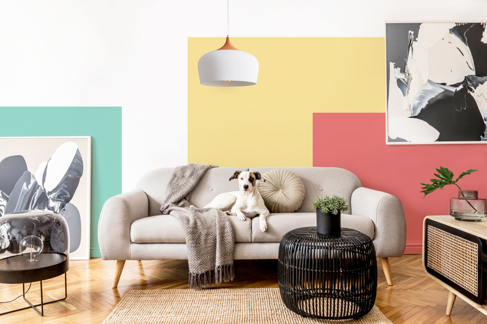 DIY Wall Design: Color Blocking with Boysen Paint | MyBoysen