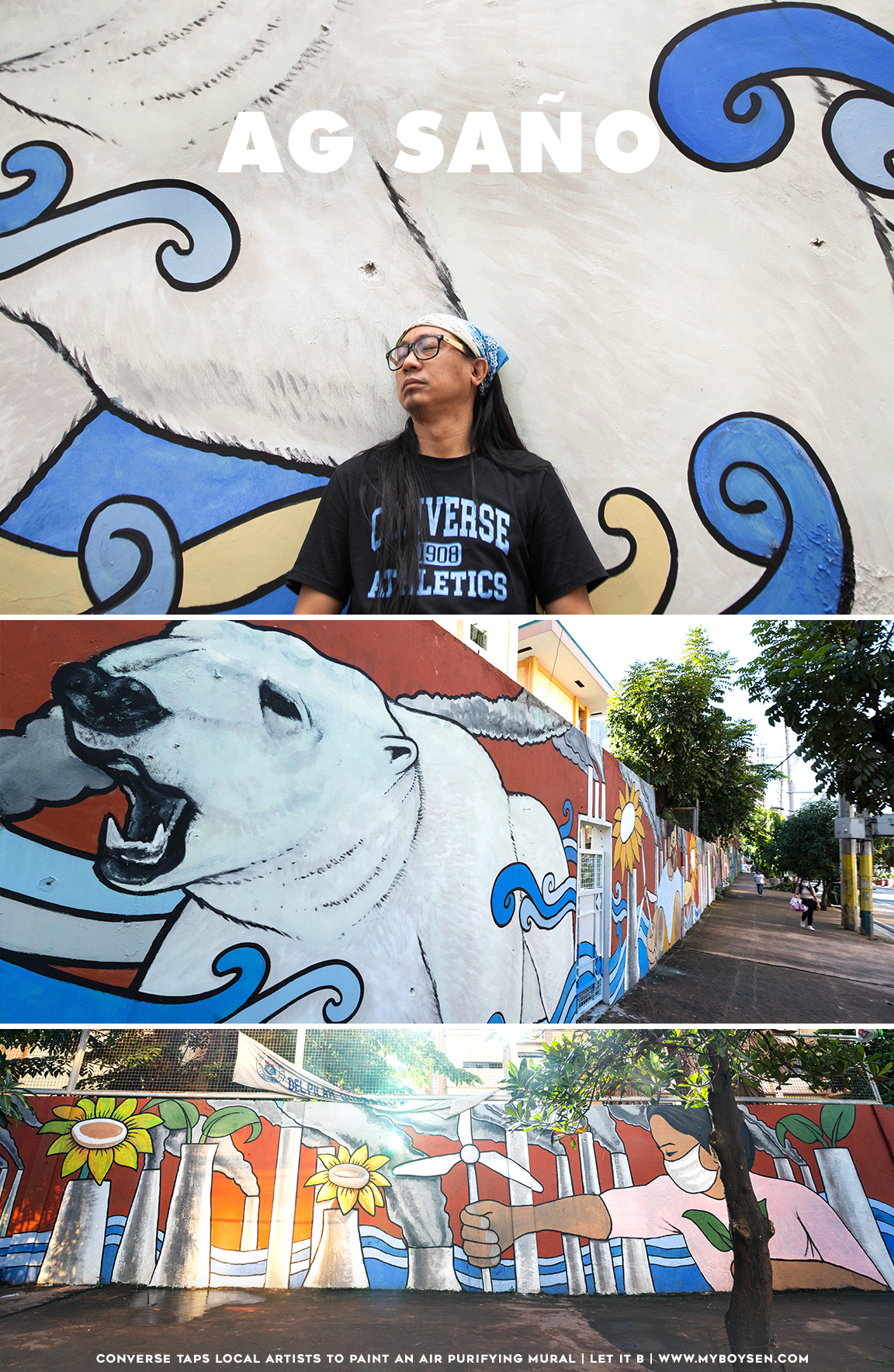 Converse Taps Local Artists to Paint an Air Purifying Mural | MyBoysen
