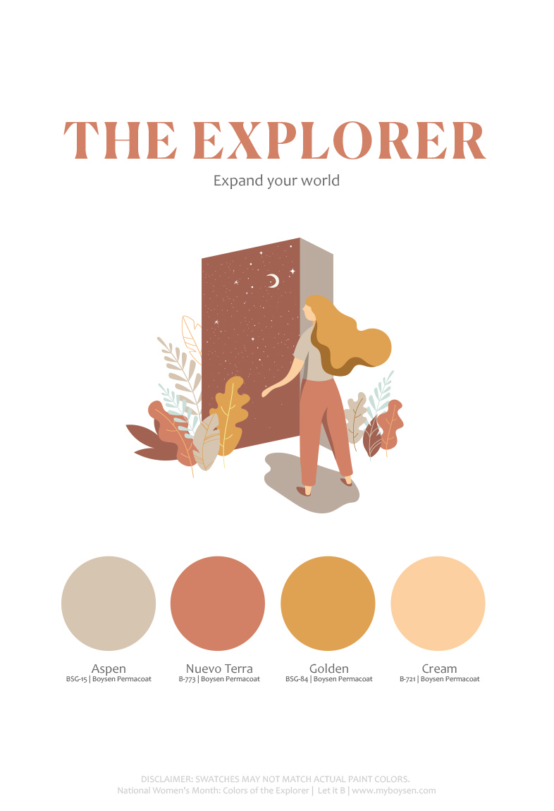 National Women's Month: Colors of the Explorer | MyBoysen National Women's Month: Colors of the Explorer | MyBoysen