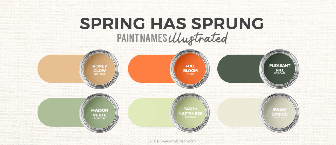 Paint Palette | Spring Has Spung | MyBoysen