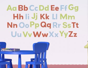 Paint the Alphabet on Your Toddler's Bedroom Wall | MyBoysen