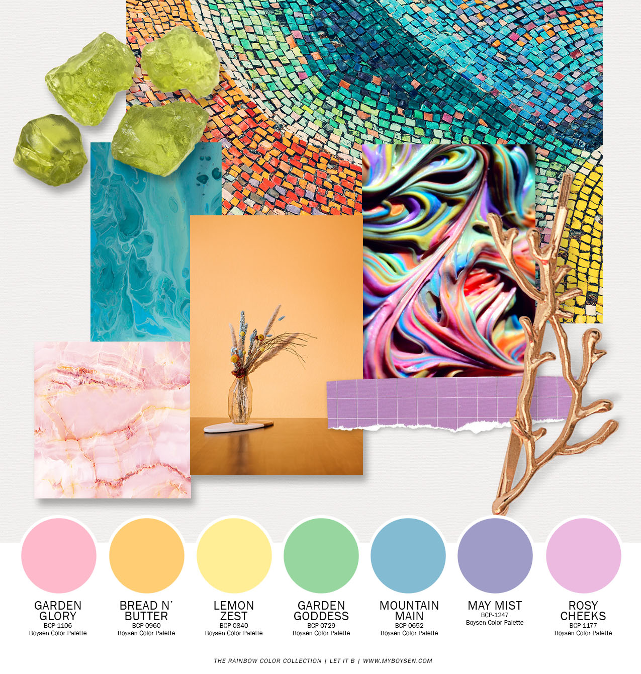 Paint Rainbow Colors On Your Walls With These Three Palettes | MyBoysen