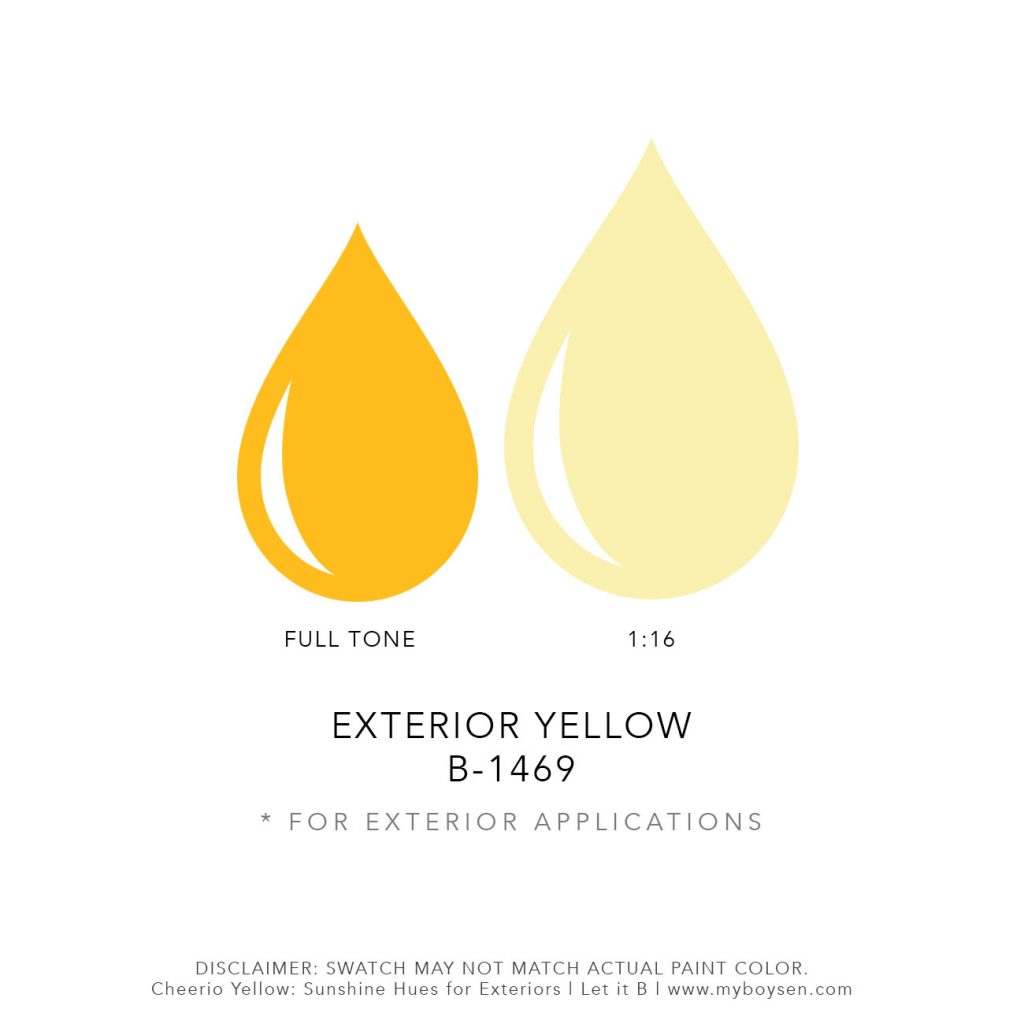 Cheerio Yellow: Sunshine Hues for Exteriors | MyBoysen