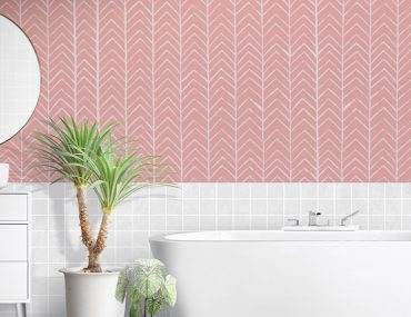 How to Make an Easy Chevron Pattern on Your Walls | MyBoysen