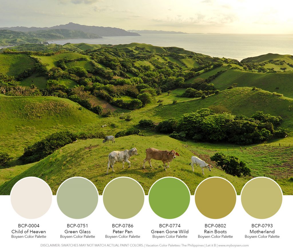 Vacation Color Palettes: The Philippines | MyBoysen