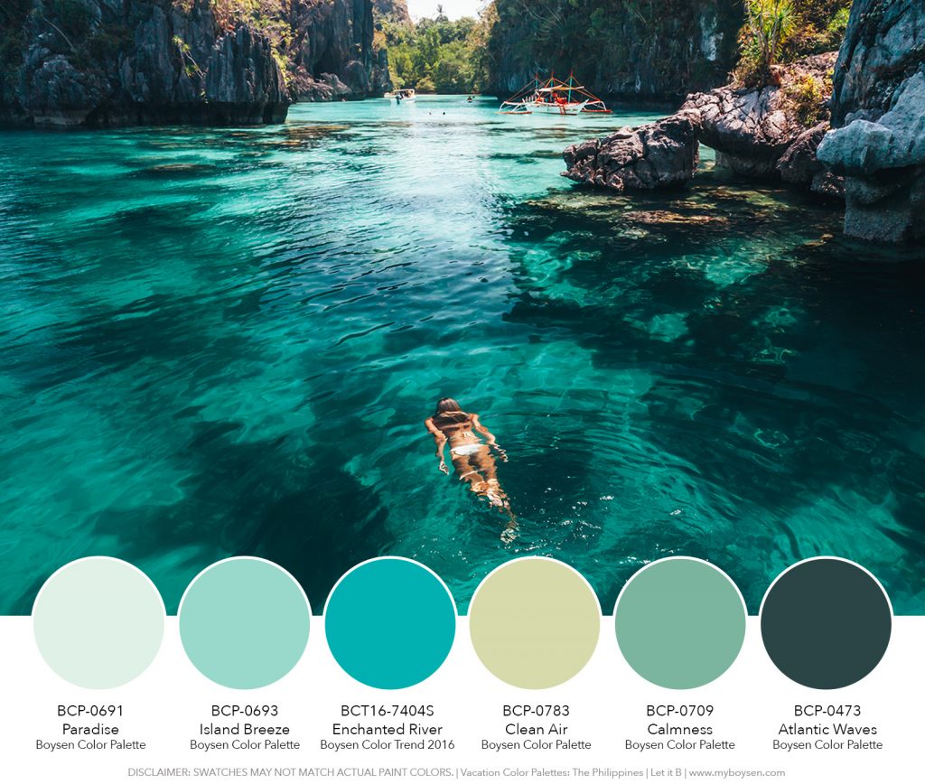 Vacation Color Palettes: The Philippines | MyBoysen