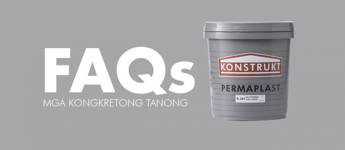 Frequently Asked Questions About Konstrukt Permaplast K-201 High Performance Acrylic Skimcoat | MyBoysen