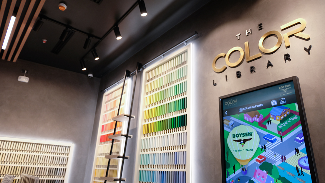 Boysen: The Color Library is Now Open! Take a Peek Inside | MyBoysen