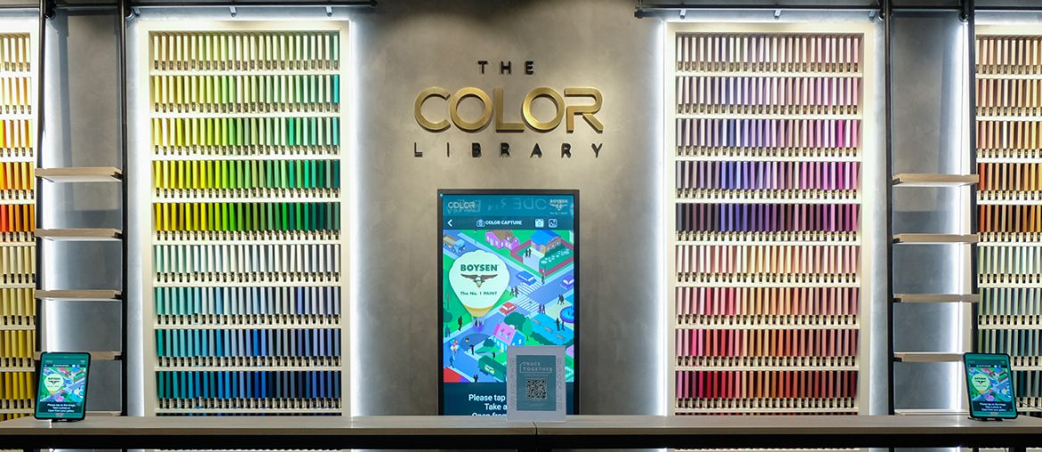 Boysen: The Color Library is Now Open! Take a Peek Inside | MyBoysen