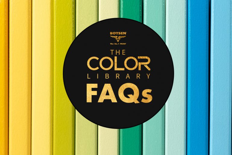 The Color Library FAQs | MyBoysen