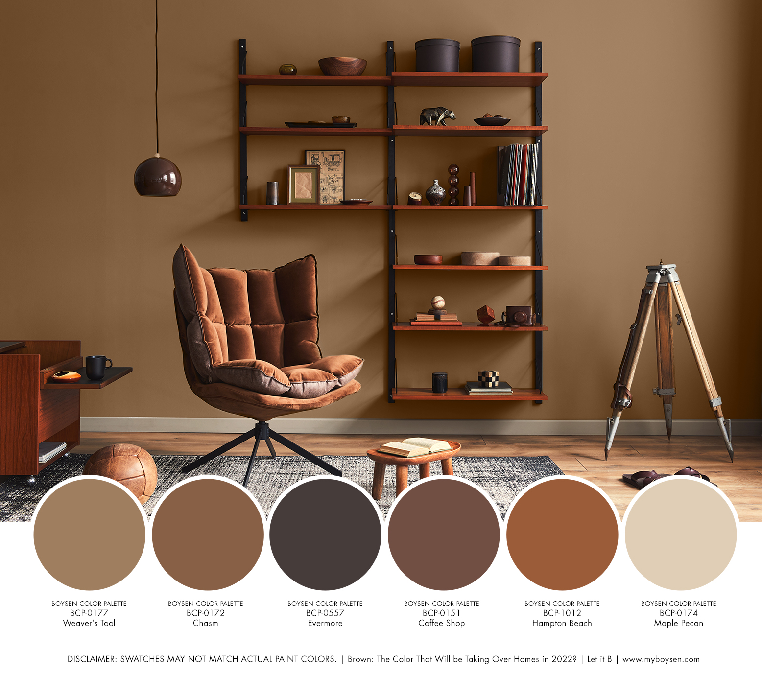 Brown: The Color That Will be Taking Over Homes in 2022? | MyBoysen
