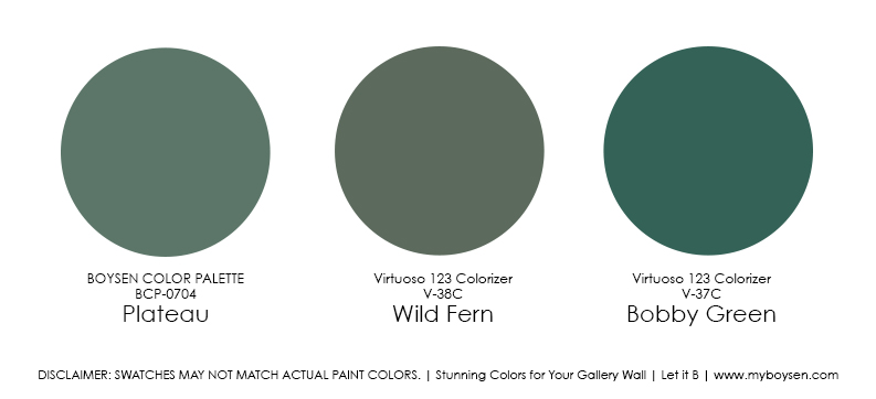 Stunning Colors for Your Gallery Wall | MyBoysen