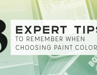 3 Expert Tips to Remember When Choosing Paint Colors | MyBoysen