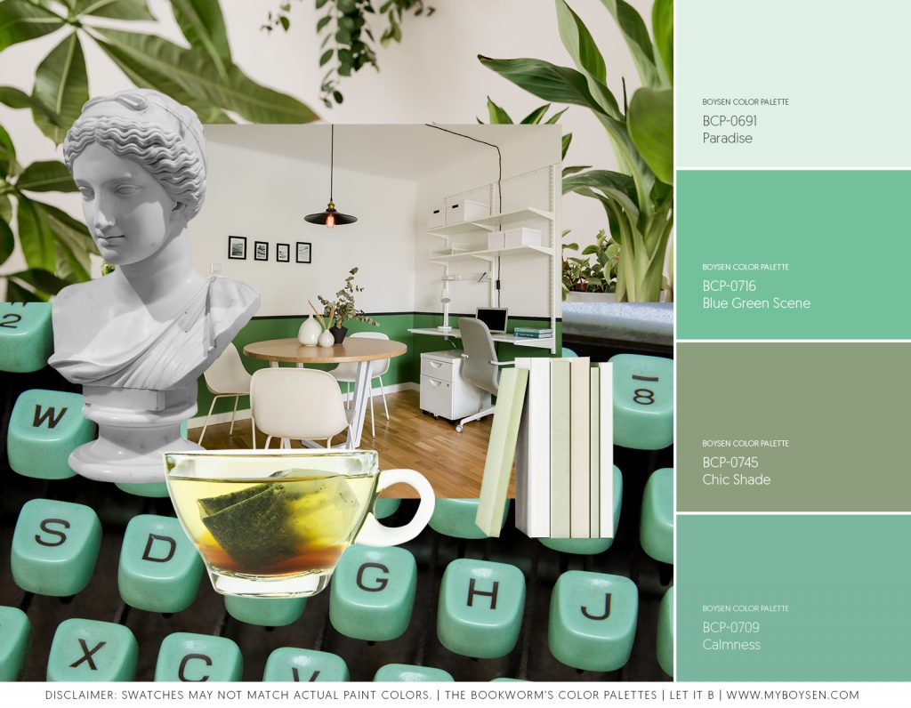 The Bookworm's Color Palettes | MyBoysen