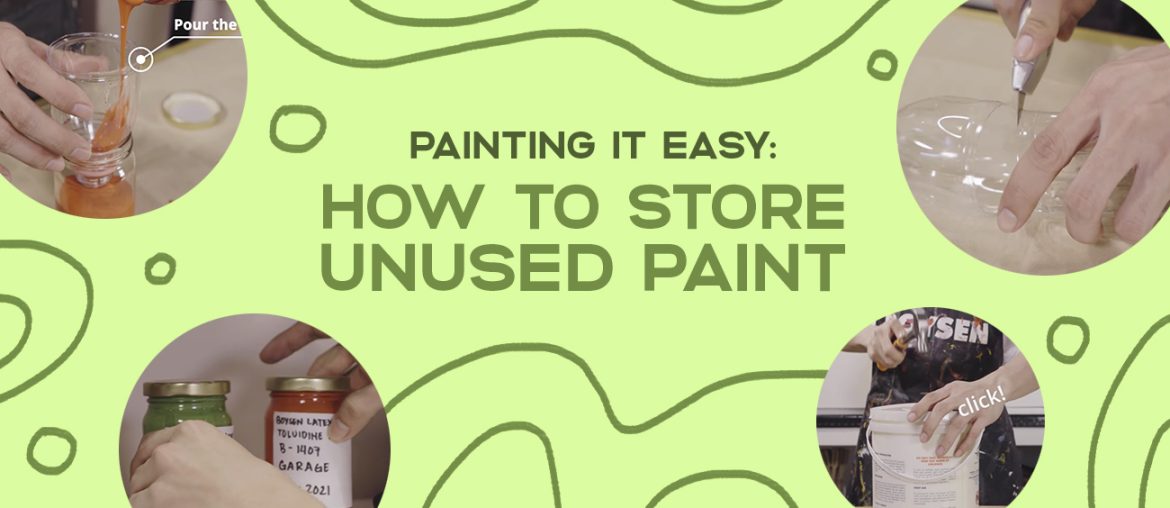 Painting It Easy: How to Store Unused Paint | MyBoysen