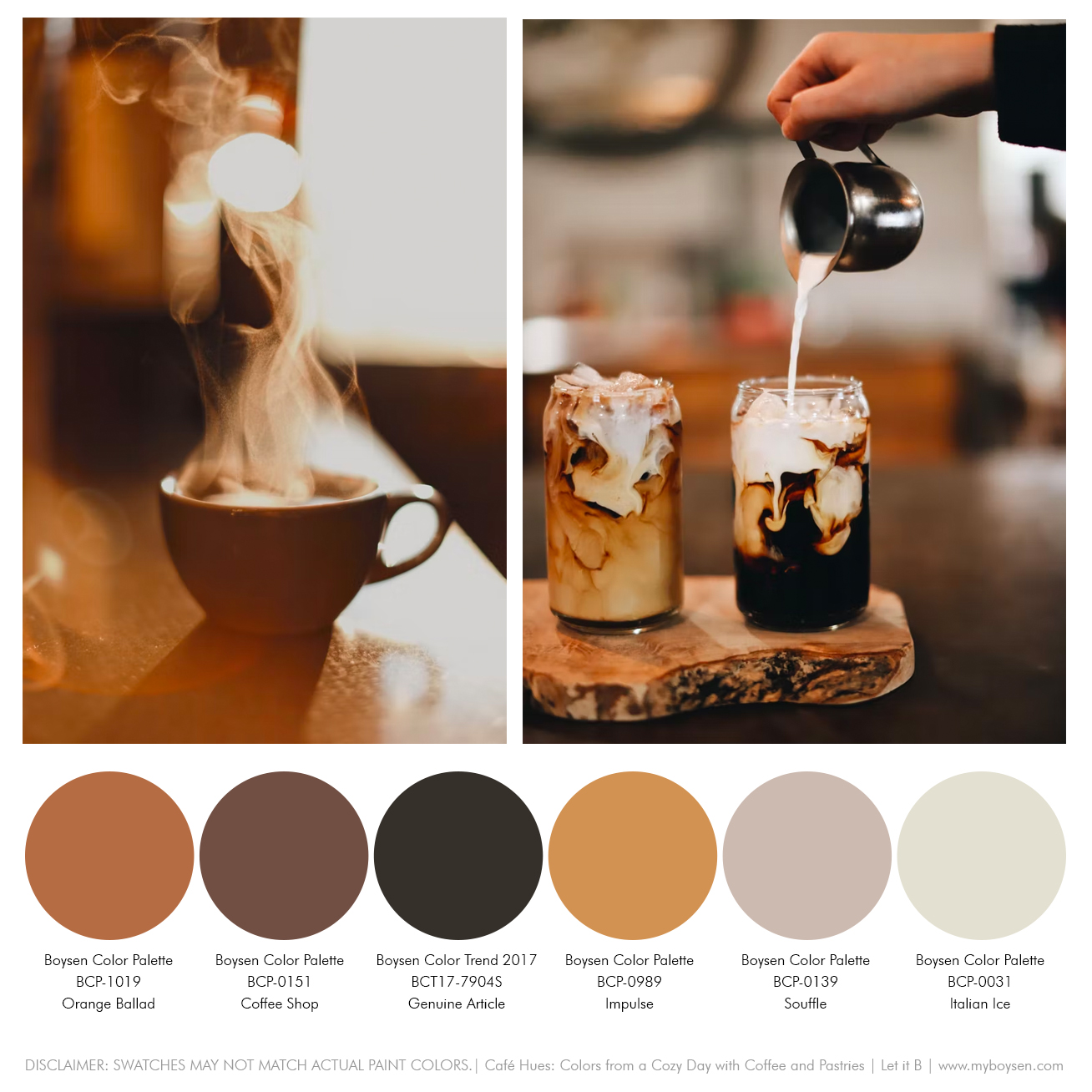 Café Hues: Colors from a Cozy Day with Coffee and Pastries | MyBoysen