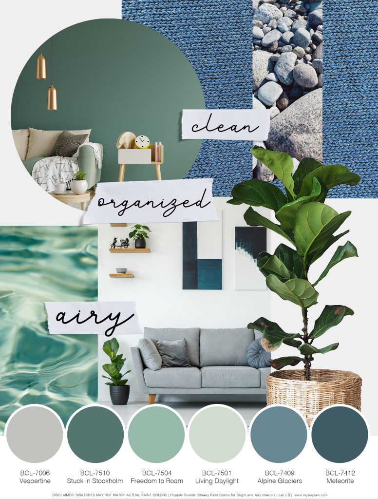 Happily Scandi: Cheery Paint Colors for Bright and Airy Interiors | MyBoysen