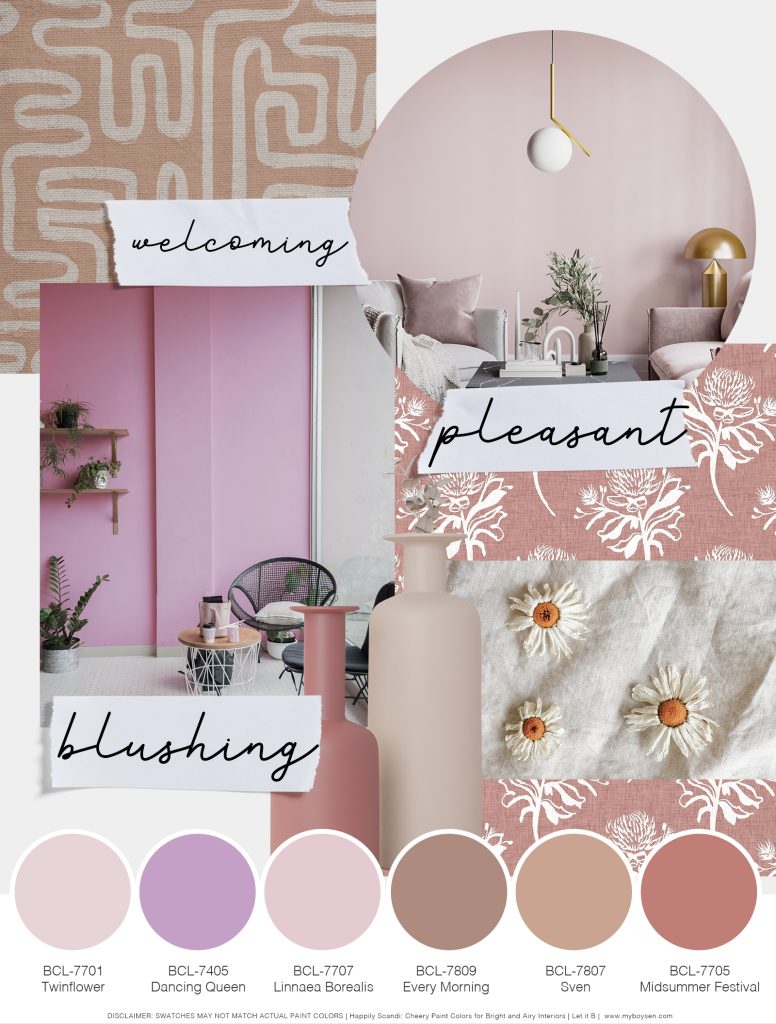 Happily Scandi: Cheery Paint Colors for Bright and Airy Interiors | MyBoysen