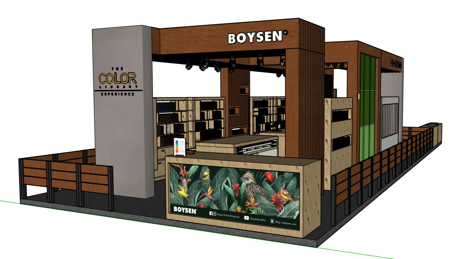 Invitation to Worldbex 2022: The Boysen Color Library Booth