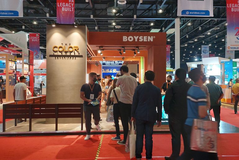 The Color Library Booth was a Hit at WORLDBEX 2022! | MyBoysen