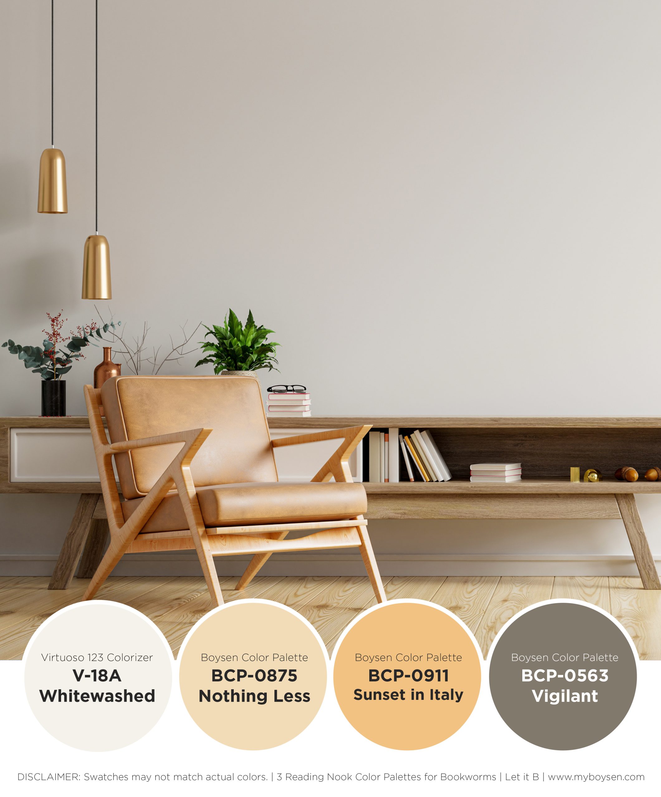 3 Reading Nook Color Palettes for Bookworms | MyBoysen