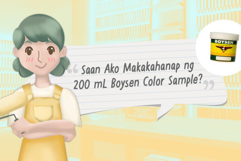 Paint TechTalk with Lettie: “Saan Ako Makakahanap ng 200 mL Boysen Color Sample?” | MyBoysen