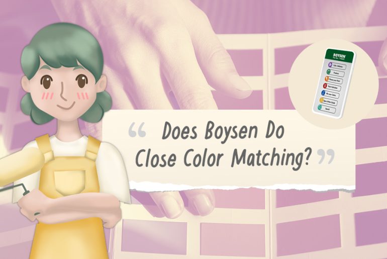Paint TechTalk with Lettie: Does Boysen Do Close Color Matching? | MyBoysen