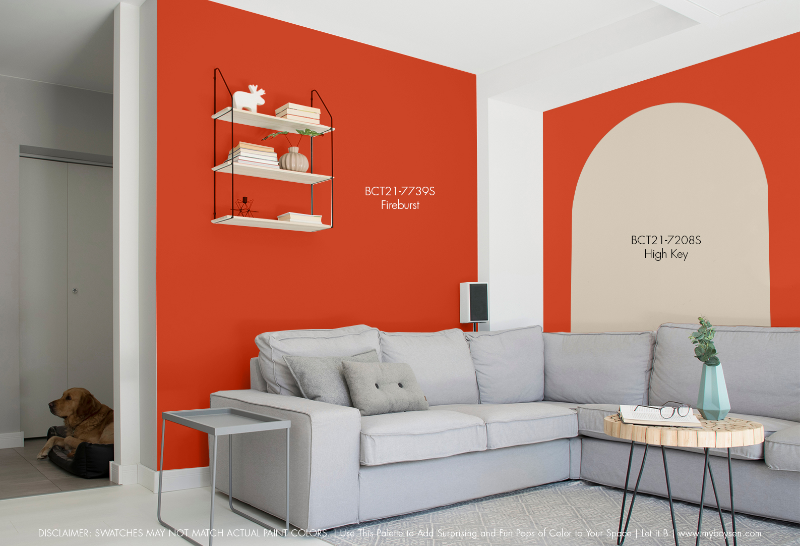 Use This Palette to Add Surprising and Fun Pops of Color to Your Space | MyBoysen