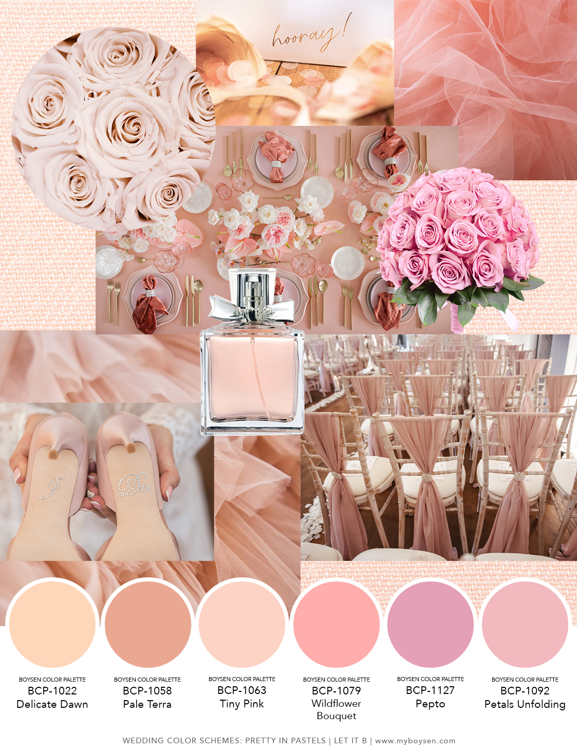 Wedding Color Schemes: Pretty in Pastels | MyBoysen