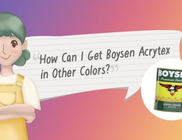Paint TechTalk with Lettie: How Can I Get Boysen Acrytex in Other Colors? | MyBoysen