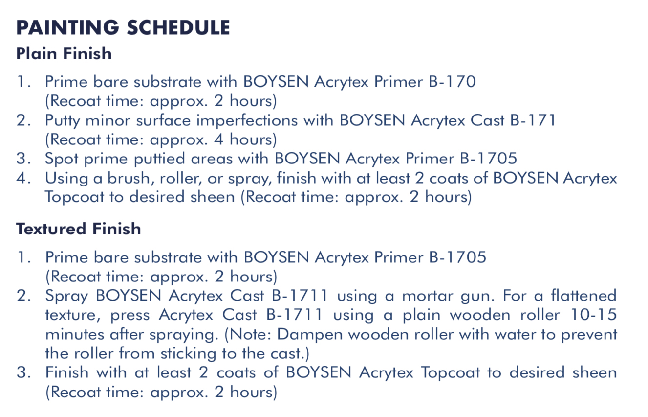 Paint TechTalk with Lettie: I Want Boysen Acrytex for My Wall but Applied the Wrong Primer | MyBoysen