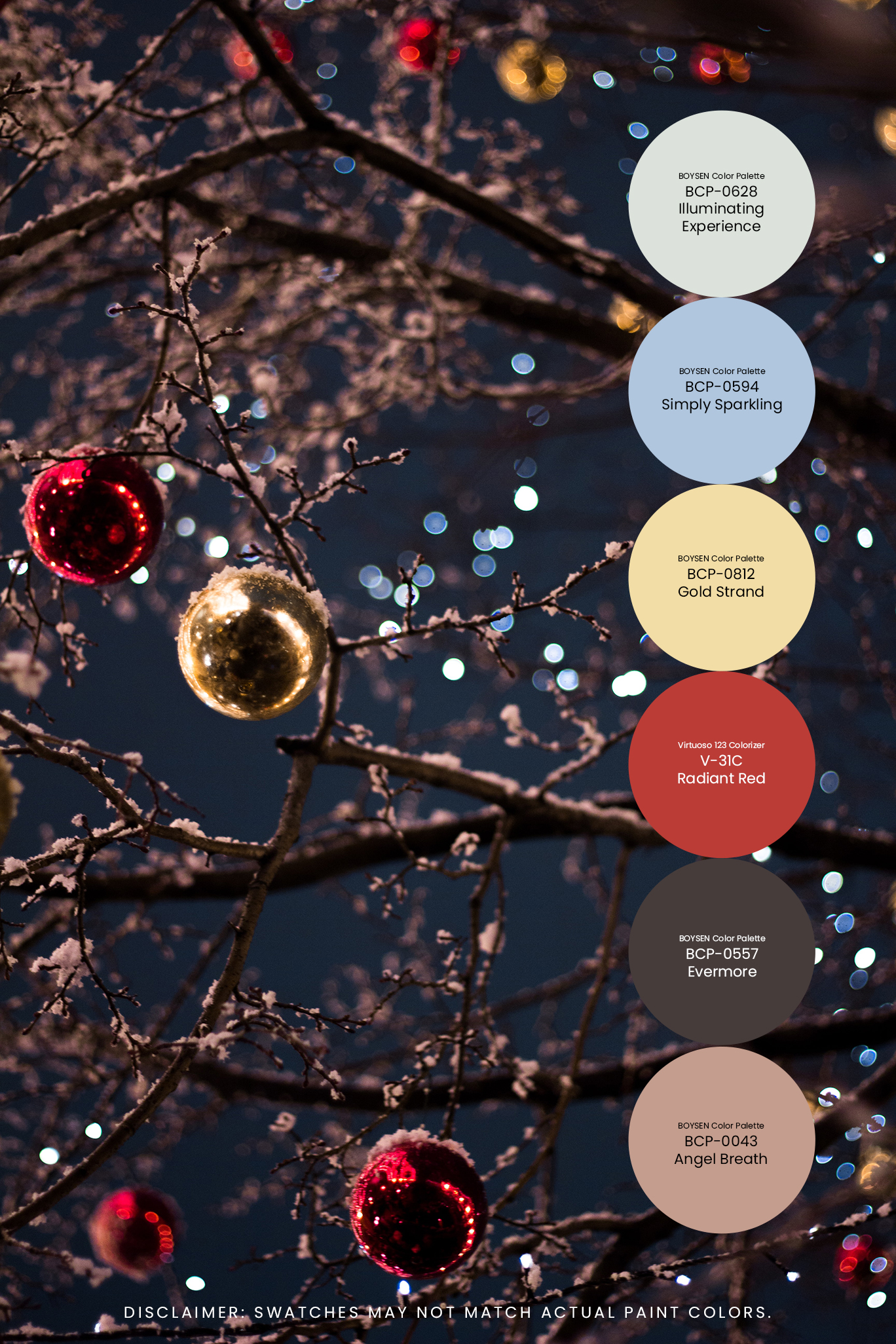 Festive and Sparkly: Color Palettes to Get You in the Christmas Mood | MyBoysen