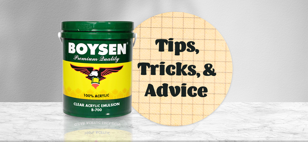 Boysen Clear Acrylic Emulsion Tips, Tricks, and Advice from Experts